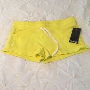 COPY - Yellow Hurley Shorts
